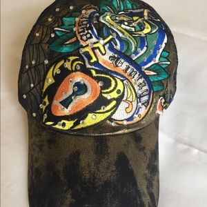 “Stephanie” Embroidered Adjustable Cap